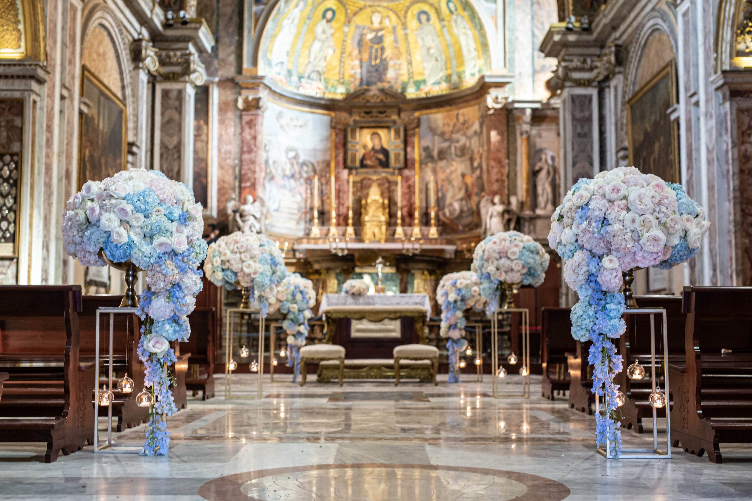 Nozze, decorazioni per la chiesa